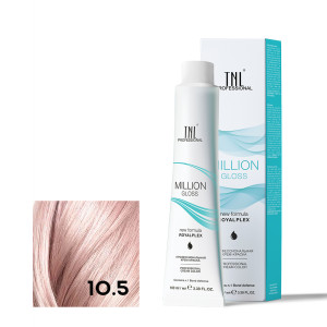 Крем-краска для волос TNL Professional Million Gloss 10.5 Платиновый блонд махагоновый 100 мл