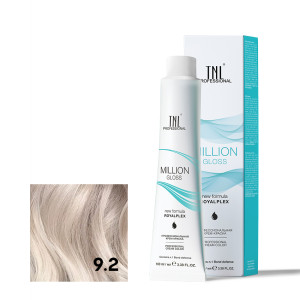 Крем-краска для волос TNL Professional Million Gloss 9.2 Очень светлый блонд фиолетовый 100 мл