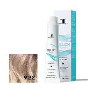 Крем-краска для волос TNL Professional Million Gloss 9.22 Очень светлый блонд фиолетовый интенсивный 100 мл