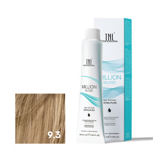 Крем-краска для волос TNL Professional Million Gloss 9.3 Очень светлый блонд золотистый 100 мл