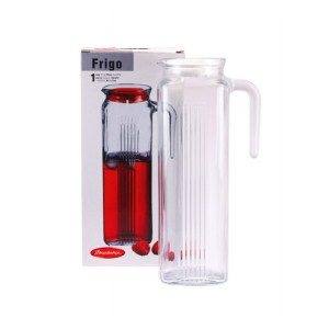 Графин Pasabahce Frigo с красной крышкой 1 л