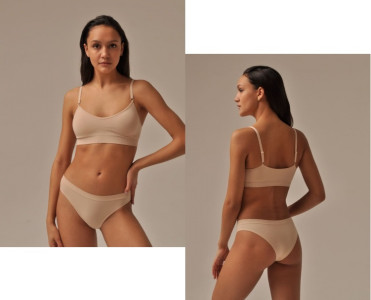 MIREY SL442 BRASILIANO Трусы бразилиано L/X nudo
