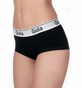 Трусы Giulia Cotton Culotte 01B Слипы черные (nero) M - 1