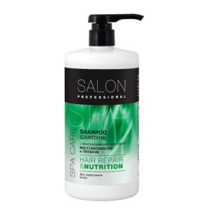 Шампунь для волос Salon Professional SPA Восстановление и питание 1000 мл