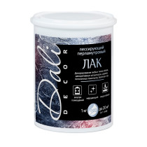 Лак Dali-Decor лессирующий перламутровый бесцветный 1 кг