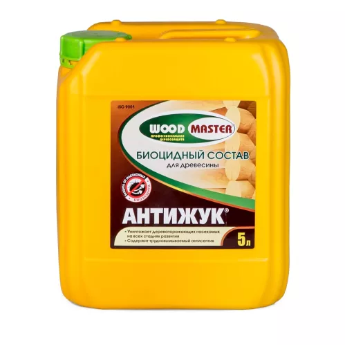 Состав антисептический Woodmaster Антижук 5 л – 1