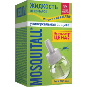 Жидкость от комаров Mosquitall Универсальная защита  45 ночей от комаров 30 мл