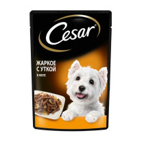 Корм для собак Cesar жаркое с уткой  в желе 85 гр