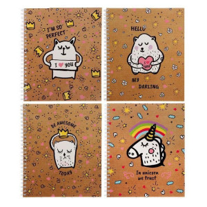 TE 48/5 3103-48 Тетрадь "Funny doodles" на спирали