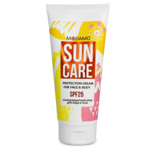 Солнцезащитный крем MODAMO для лица и тела SPF 25 200 мл