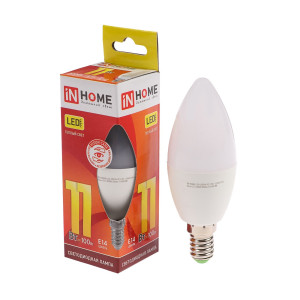 Лампа светодиодная LED-СВЕЧА-VC 11Вт 230В Е14 3000К 990Лм IN HOME