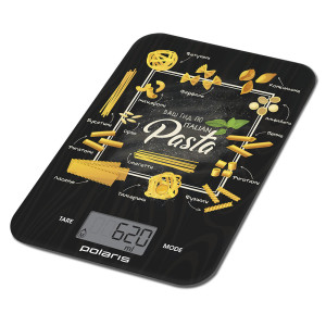 Весы кухонные электронные POLARIS (рисунок) PKS 1054DG Pasta 1/12