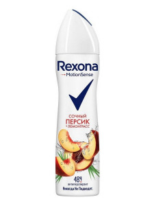 Дезодорант-антиперспирант спрей Rexona Сочный персик и Лемонграсс 150 мл