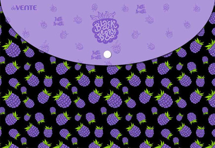 Папка-конверт на кнопке "Tutti-Frutti. Blackberry"