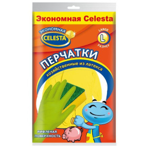 Перчатки хозяйственные CELESTA р-р L Эконом