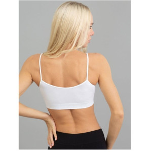 GIULIA BRASSIERE Топ тонкие бретели bianco L/XL - 1