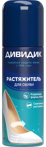 Растяжитель для обуви Дивидик из кожи,замши, велюра, нубука 125 мл – 1