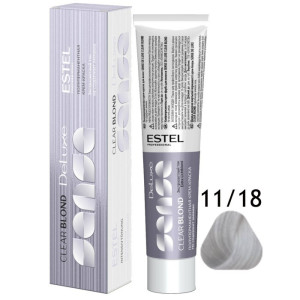 ESTEL 11/18 De Luxe SENSE Оч.св.блонд.пепел-жемчуж