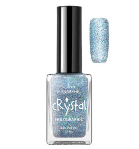 Лак для ногтей Jeanmishel Crystal 3D эффект голографии с блестками тон 728 12 мл