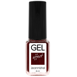 Лак для ногтей Jeanmishel Gel Effect mini тон 180 Красно-коричневый 6 мл
