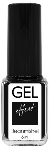 Лак для ногтей Jeanmishel Gel Effect mini тон 199 Черный 6 мл