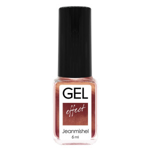 Лак для ногтей Jeanmishel Gel Effect mini тон №266 Теплый розовый золотистый песок 6 мл