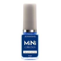 Лак для ногтей Jeanmishel Mini тон 326 насыщенно-голубой 6 мл