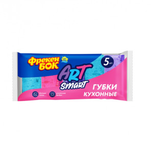 Губка кухонная ФБ 5шт Art Smart 1/30