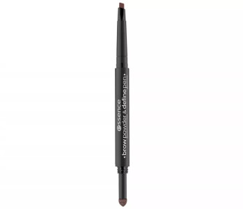 Карандаш для бровей Essence 2 в 1 тон 02 Warm dark brown