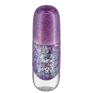 Лак для ногтей Essence Shine Last & Go тон 23 Сиреневый с блестками 8 мл