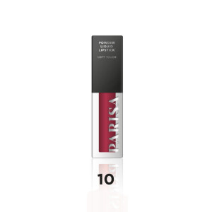 Помада для губ Parisa Powder lipstick тон 10 Теплый малиновый 4.5 мл