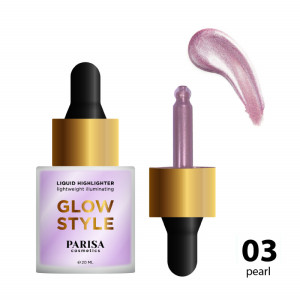 Хайлайтер Parisa Glow Style тон 03 Pearl 20 мл