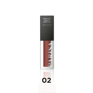 Помада для губ Parisa Powder lipstick тон 02 Теплый капучино 4.5 мл