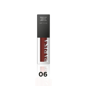 Помада для губ Parisa Powder lipstick тон 06 Спелая вишня 4.5 мл