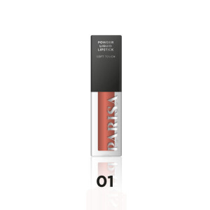 Помада для губ Parisa Powder lipstick тон 01 Нежный нюд 4.5 мл