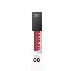 Помада для губ Parisa Powder lipstick тон 08 Пепельно-розовый 4.5 мл