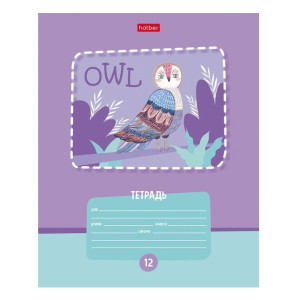 TE 12/5 12Т5В1 Hatber Тетрадь "ZOO" клетка