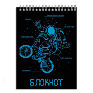 BL А7/40 57777 Феникс Блокнот "Велосипедист" кл