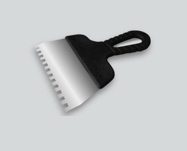 Шпатель Намерение Black Edition Зубчатый,300 мм,зуб 8×8 мм