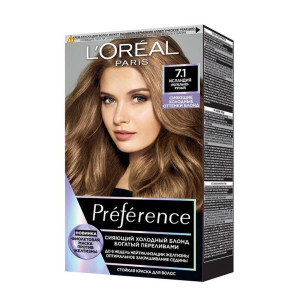 Краска для волос L`Oreal Paris Preference Cool Blonds 7.1 Исландия