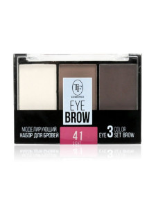 Набор для моделирования бровей  TF cosmetics Eyebrow 3 Color Set тон 41 светлый 12 мл - 1