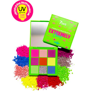 Палетка пигментов 7 Days UV glow Neon 502 Futuristic