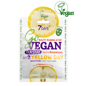 Маска для лица Vilenta Go Vegan Tuesday yellow day 25 гр