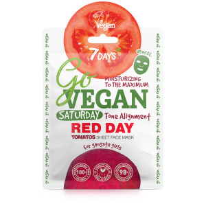 Маска для лица Vilenta Go Vegan Saturday red day 25 гр