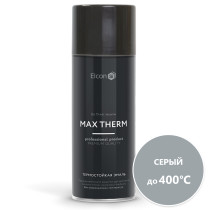 Эмаль термостойкая Elcon Max Therm аэрозольная 400 градусов серый 520 мл