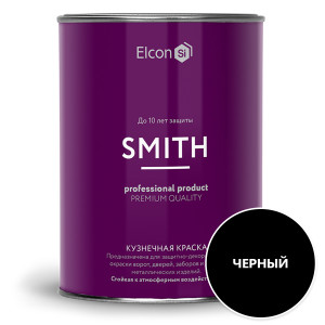 Краска Elcon Smith кузнечная матовая черный 0.8 кг