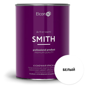 Краска Elcon Smith кузнечная матовая белый 0.8 кг