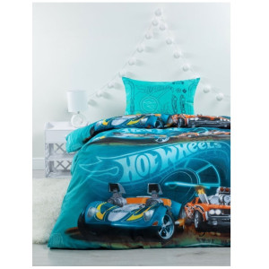 КПБ 1.5 бязь Hot Wheels (70х70) Скорость