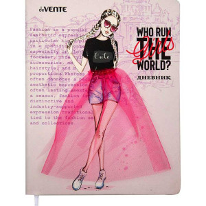 Дневник deVENTE Who run the girl world? А5 40 л