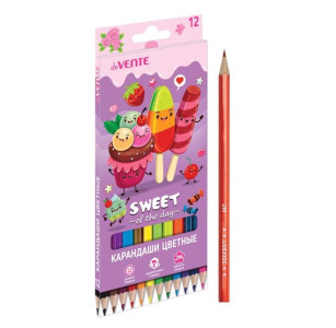 Карандаши цветные deVENTE Sweet 12 цветов